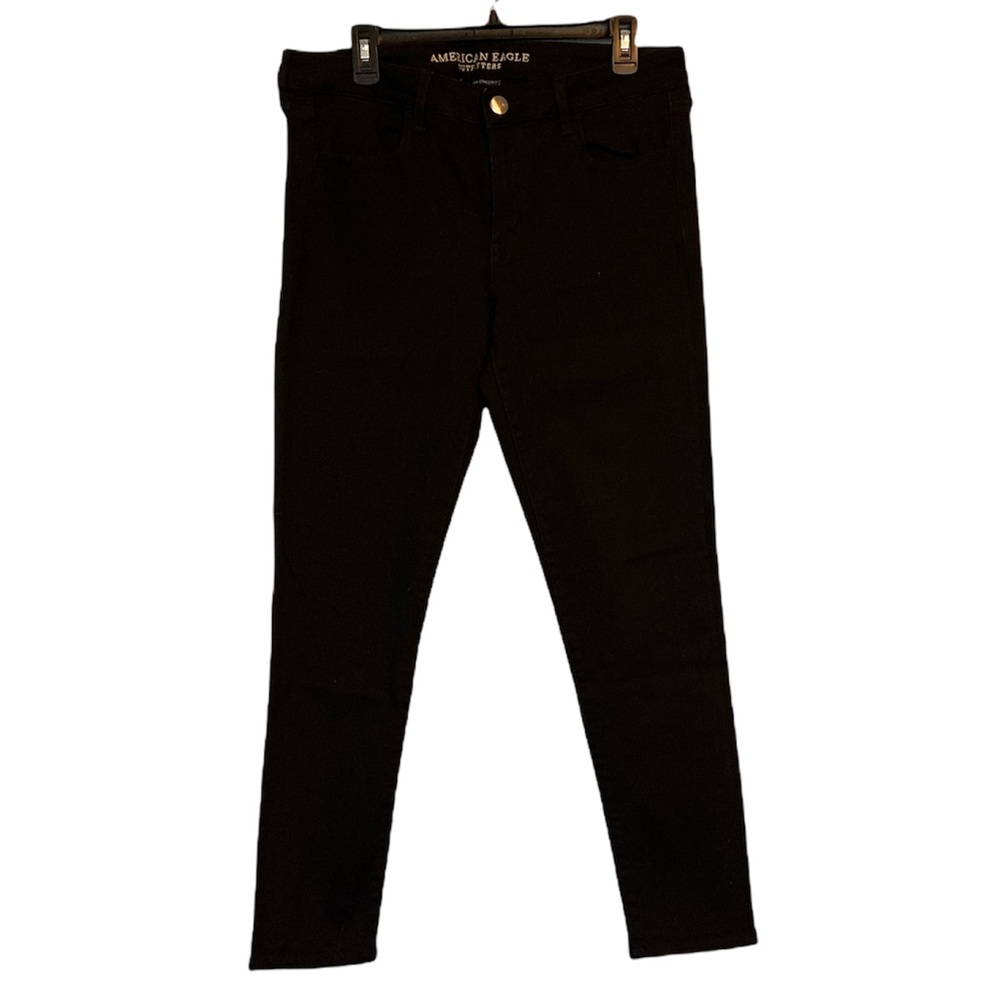 American Eagle skinny jean, black, size 14